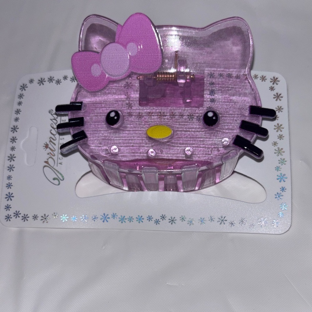 Hello Kitty Pink Hair Clip